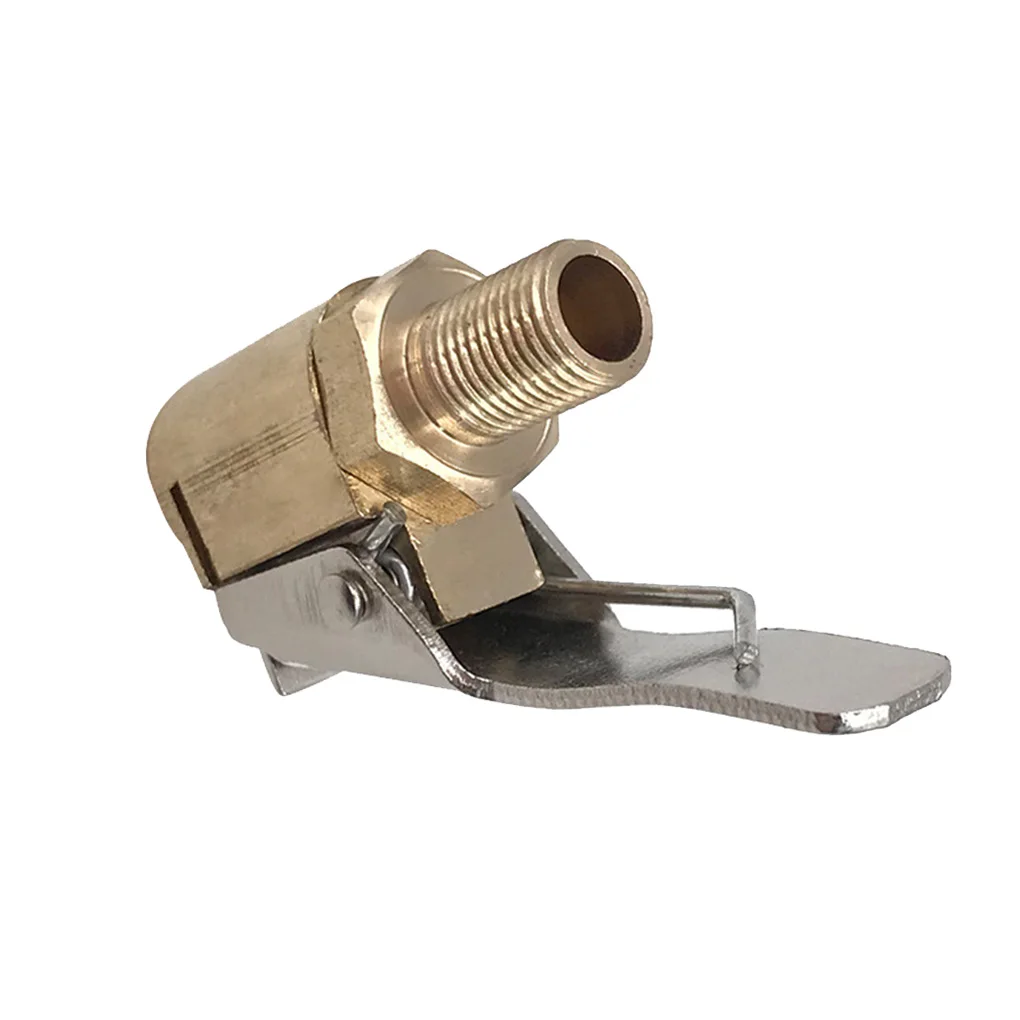 

Car Truck Brass Air Pump Chuck Tyre Valve 8mm Pump Valve Clip Clip Clamp Connector Adapter