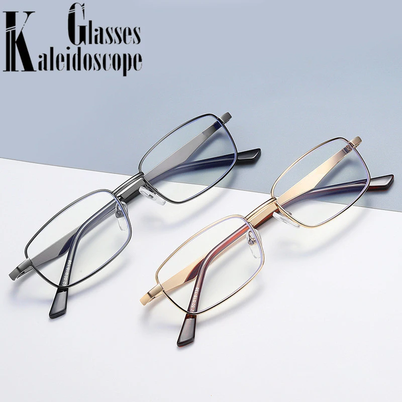 

Fashion Business Reading Glasses Men Metal Frame Hyperopia Eyeglasses Male Gold Gun +1.0 1.5 2.0 2.5 3.0 3.5 4.0