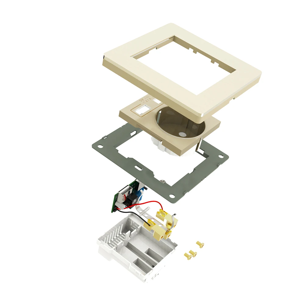 Умный дом настенная розетка стандарта ЕС 16A изогнутая/плоская поверхность для