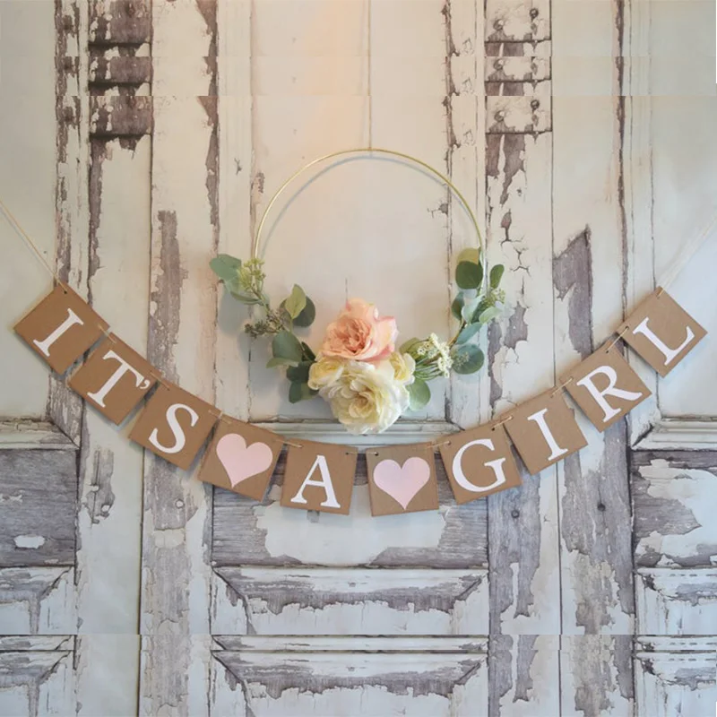 Это баннер для мальчиков и девочек флажки гирлянда воздушные шары украшение