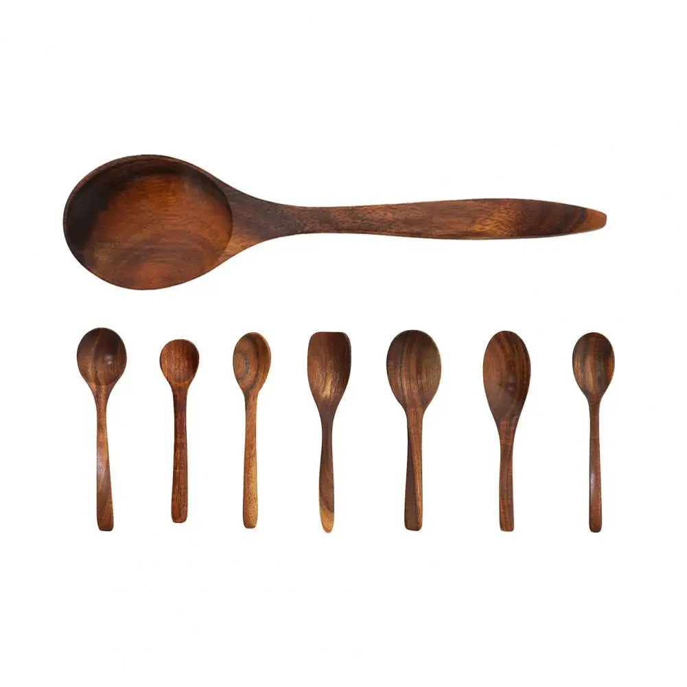 

Spoons Nonstick Stain-free Wooden Practical Spatula Spoon for Kitchen