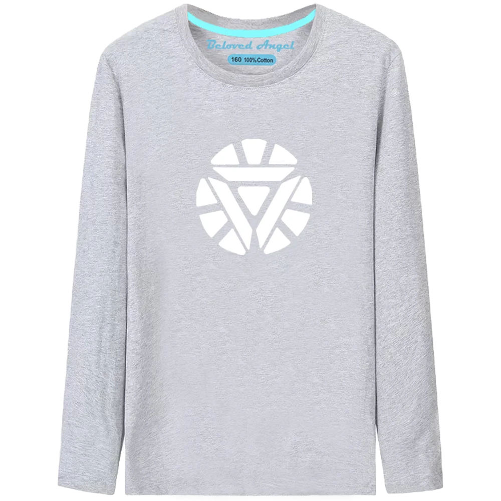 Camiseta de algod&oacute;n para chicas adolescentes, ropa luminosa de manga larga para ni&ntilde;os, con estampado de dibujos animados, para primavera y oto&ntilde;o-5