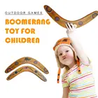 Новый кенгуру Boomerang V-образный деревянный Летающий спиннинг диск бросать поймать детей высокая интенсивность игры уличные забавные спортивные игрушки подарки
