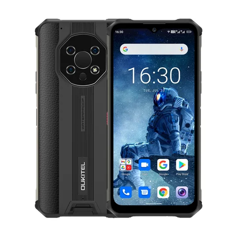 Смартфон OUKITEL WP13, 6,52 дюйма, 8 + 128 ГБ, 4 ядра, 720*1600, 5280 мА · ч, 48 МП