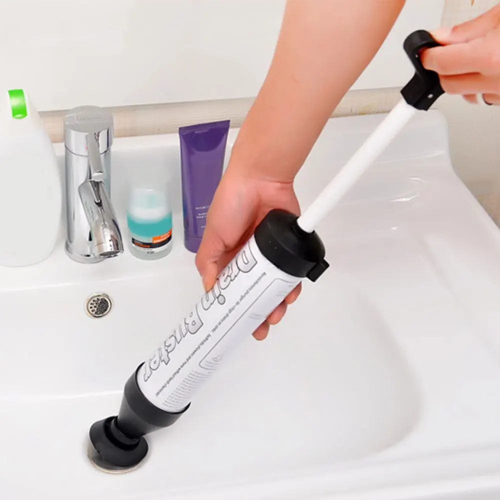 

Toilet Plunger Powerful High-pressure Toilet Dredge, Drain Unblocker Vacuum Pipe Dredge Sewer Toilet Kitchen Toilet Dredge