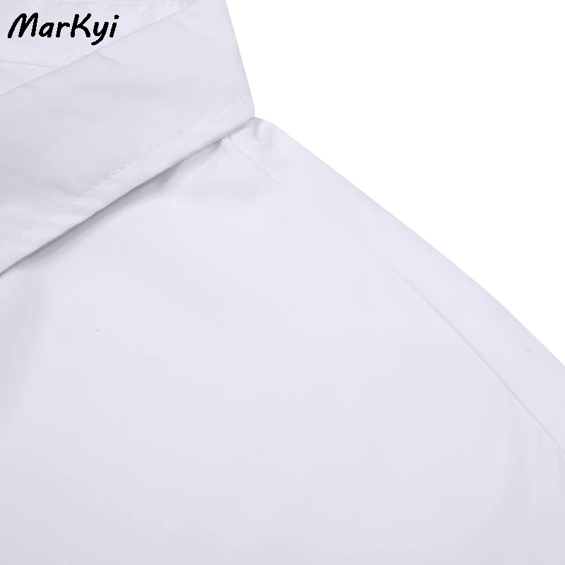 MarKyi 2020 модная новинка градиентная Мужская рубашка с длинным рукавом мужская