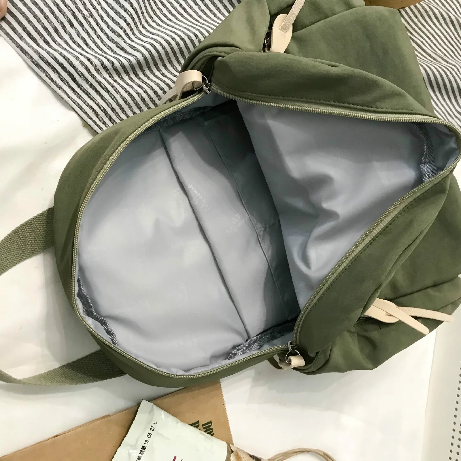 

Waterproof Nylon Women Backpack Large Shoulder School Bag Green College Backpack for School Girls Female Bookbag Mochilas 2020