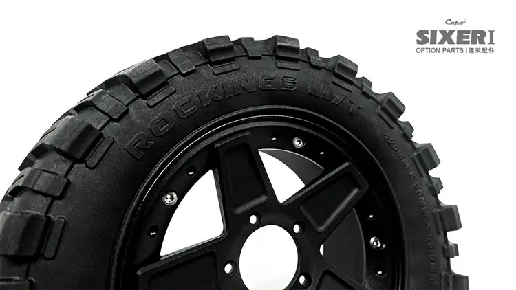 2 8 дюймовая шина 4 шт. M/T B тип для каподастр sixer I Suzuki Samurai 1/6 радиоуправляемая