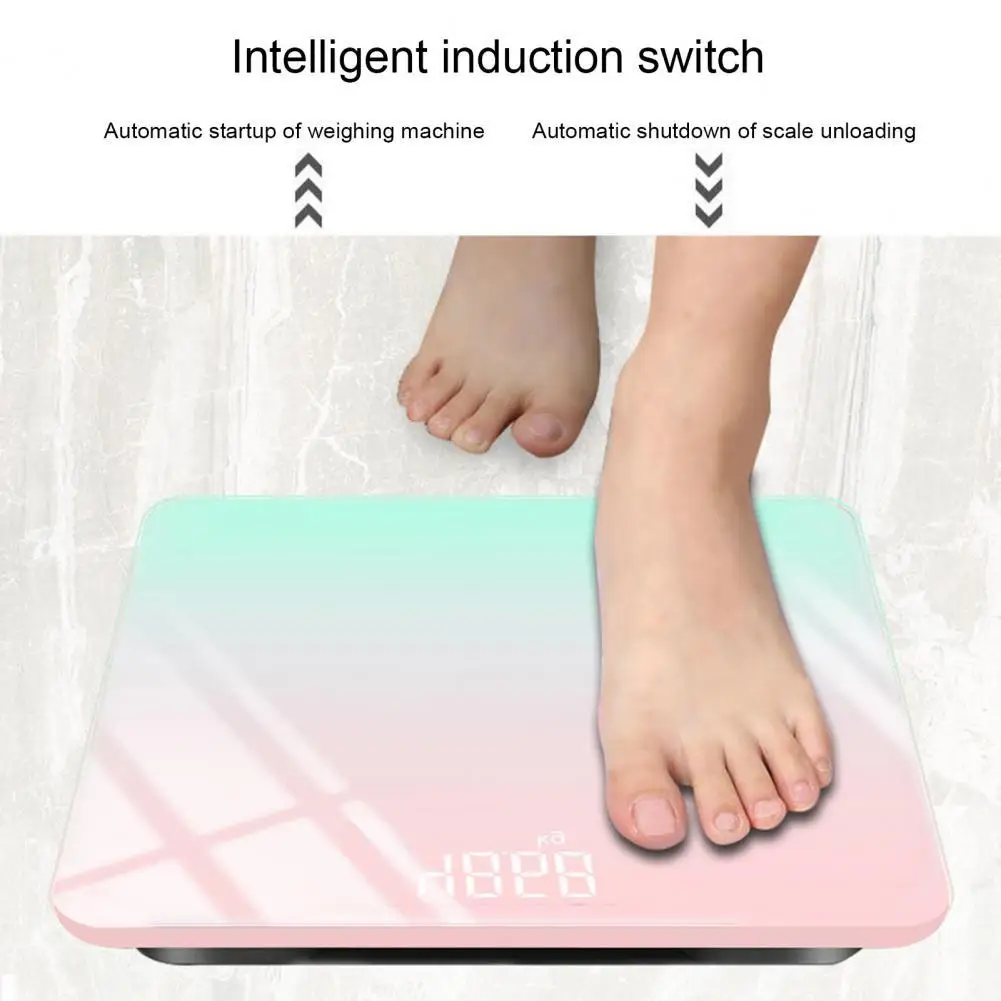 

Unique Household Supplies LED Digital Hidden Screen Weight Scale for Family