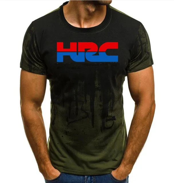 2018 Men Print Repsol HRC race motorcycle modified T-shirt summer 100% cotton short-sleeved akrapovic tshirt E | Автомобили и