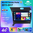 Автомагнитола 2 Din, для Kia K3 Cerato Forte 2013-2017, Android 10, GPS-навигация, 4G, Wi-Fi, Android, автоплей, DVD, мультимедийный проигрыватель
