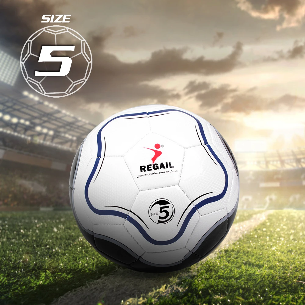 

Официальный размер 5 Стандартный Футбольный мяч PU тренировочные мячи Стандартный футбол для начинающих студентов Открытый Спортивный Футб...