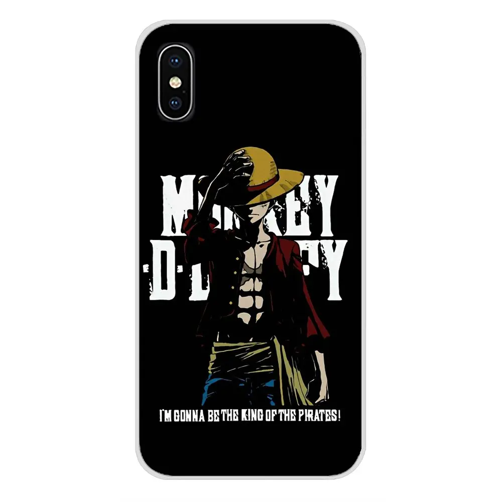 Силиконовый чехол для мобильного телефона в виде ракушки Чехлы One Piece Monkey D Луффи