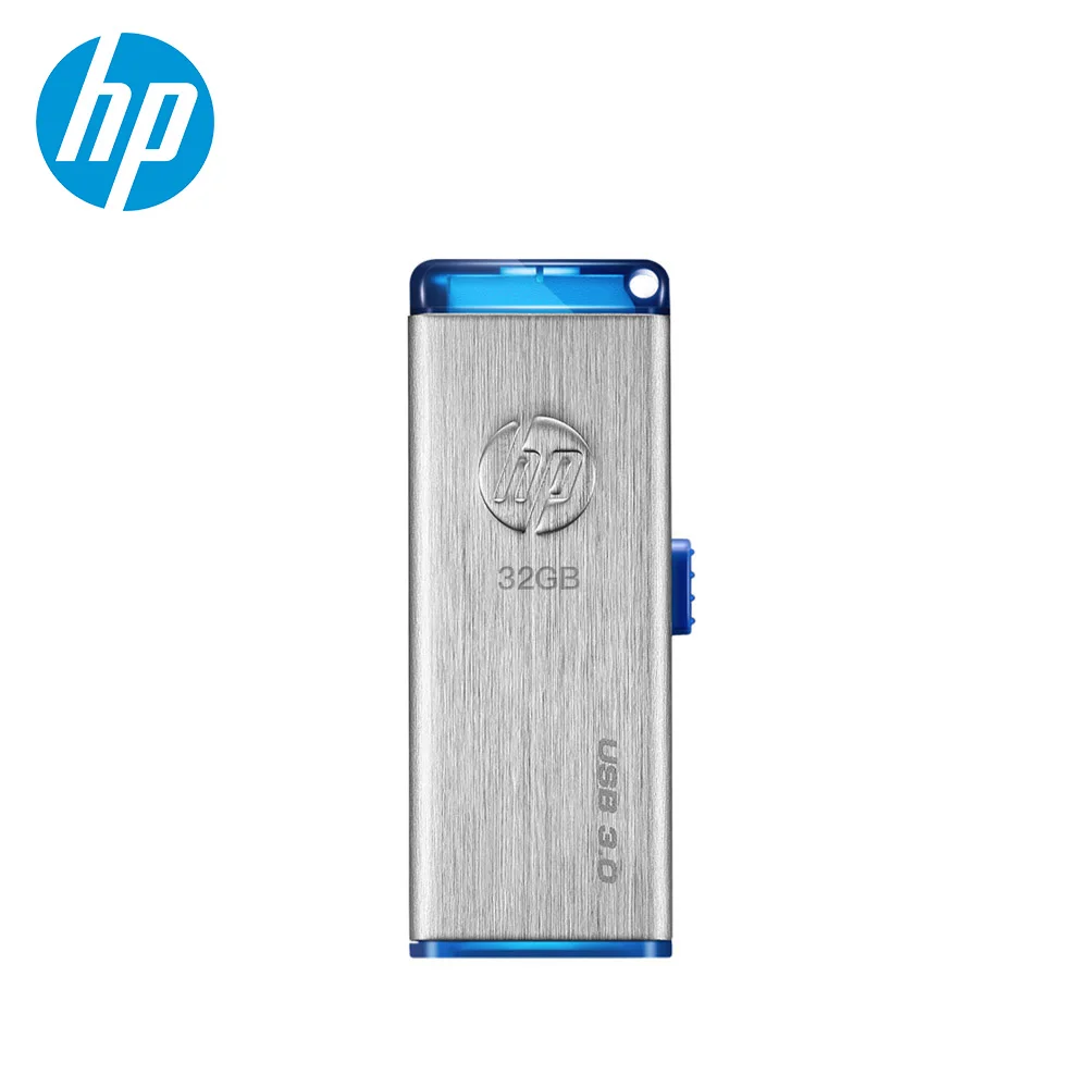 Металлический USB флеш накопитель HP 3 0 32 ГБ 64 128 флешка водонепроницаемая карта