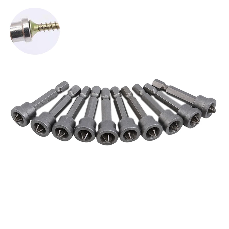 10 шт./компл. Набор бит для отвертки из стального сплава гипсокартона
