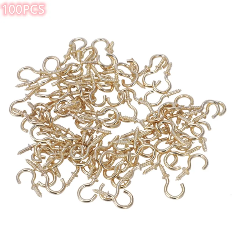 100 шт Горячая Распродажа медный крюк для стаканчиков винт ногтей с овечьим глазом