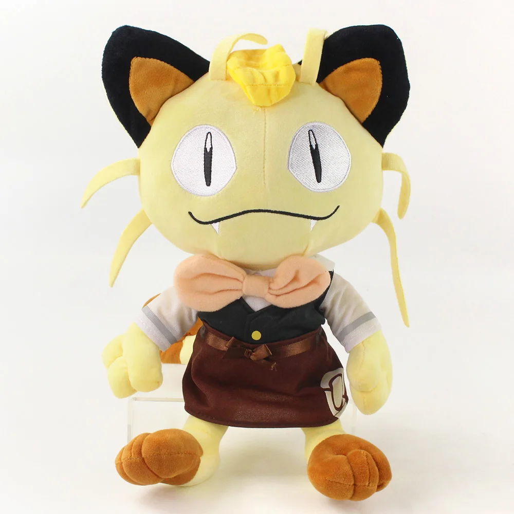 40cm Anime Pokemon Meowth Plush Toys Team Rocket Stuffed Dolls Birthday Christmas For Kids Gifts |