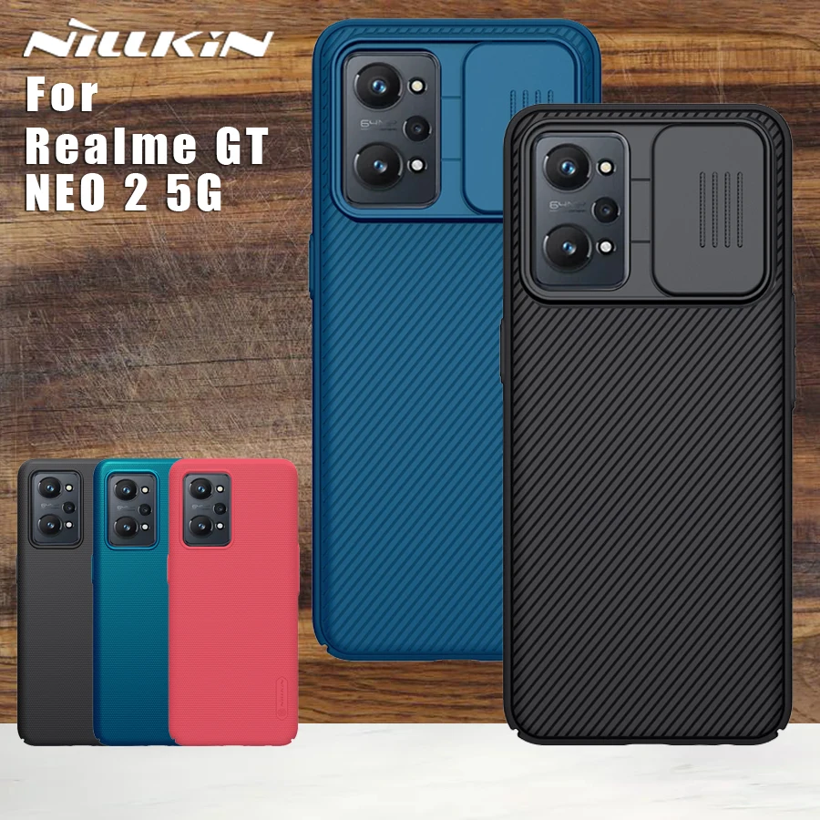 Чехол Nillkin для Realme GT NEO 3 2 GT2 5G 9i 9 Pro Plus чехол Camshield защиты камеры задняя крышка |