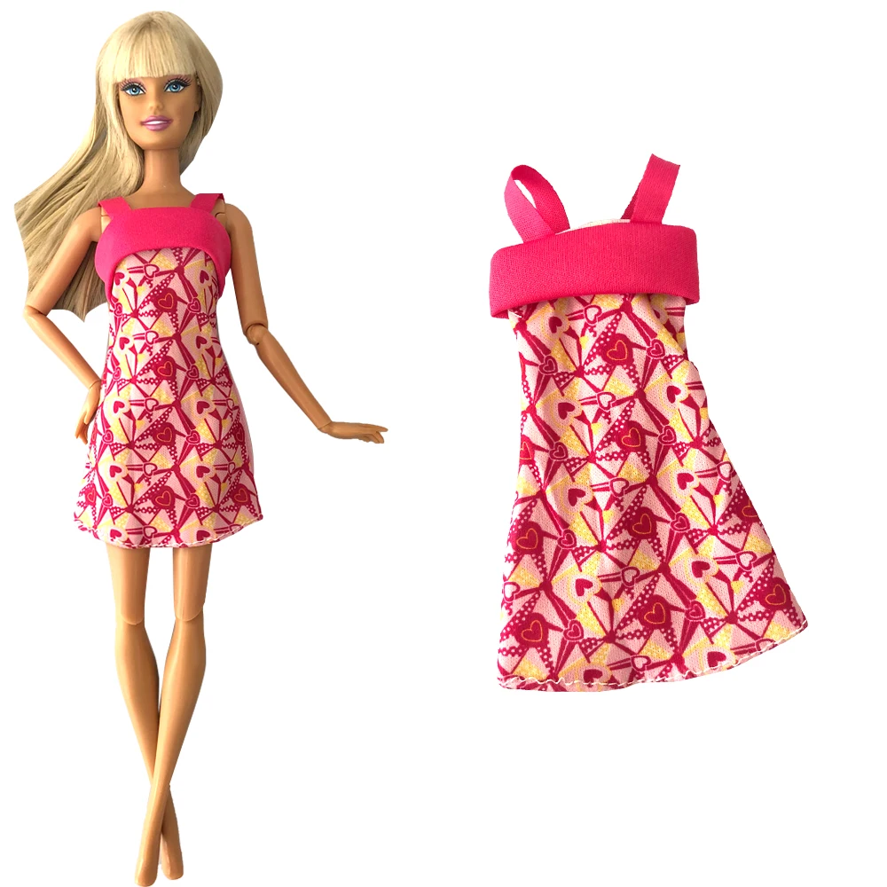 1 Pcs Summer Vacation Style Dress Fashionable And Bright Che
