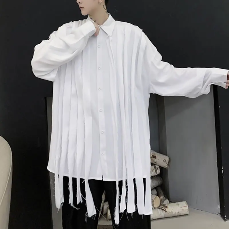 XITAO/полосатая блузка с кисточками модная новинка 2020 года одной грудью цвет белый