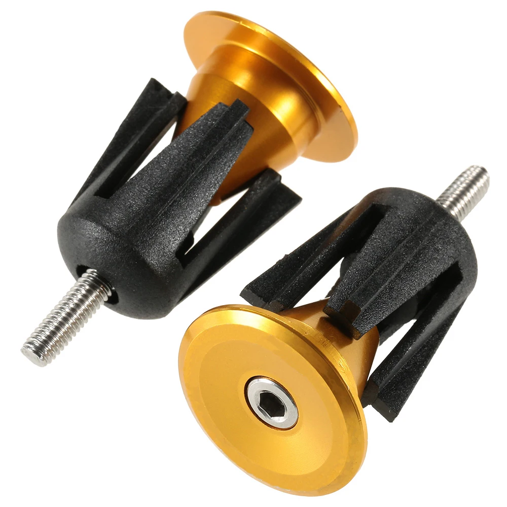 Лидер продаж алюминиевые Заглушки для руля велосипеда 1 пара|Велосипедный руль| |