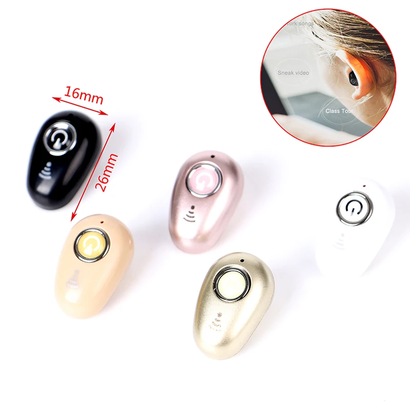 1 компл. миниатюрные невидимые Беспроводные наушники с шумоподавлением