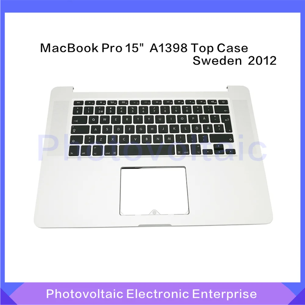 A1398 шведский Топ чехол клавиатура для Macbook pro Retina 15 ''A1398 2012 год MC975