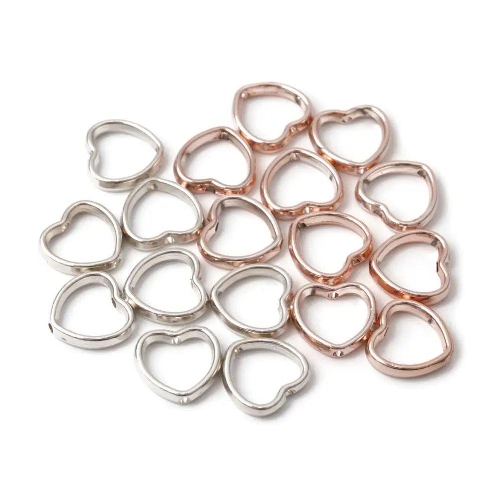 100 шт. модная Маленькая подвеска в форме сердца полые Ювелирные изделия сделай