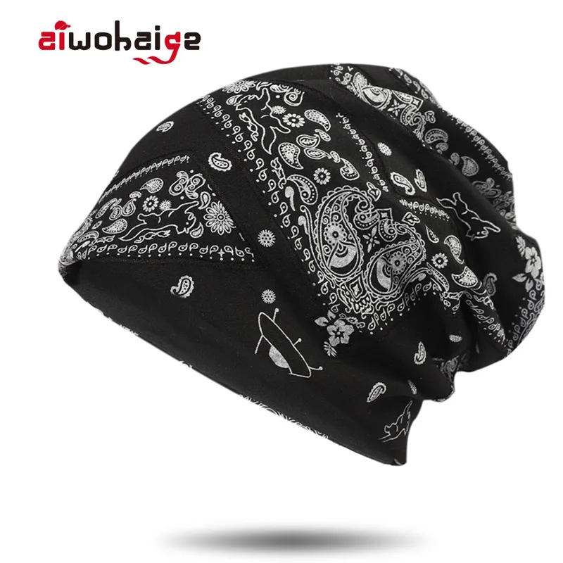 

2021 Women's Winter Hat New Beanie Hat Popular Cashew Flower Fashion Trend Autumn Men's Cotton Hat Casual Soft Hat Outdoor warm