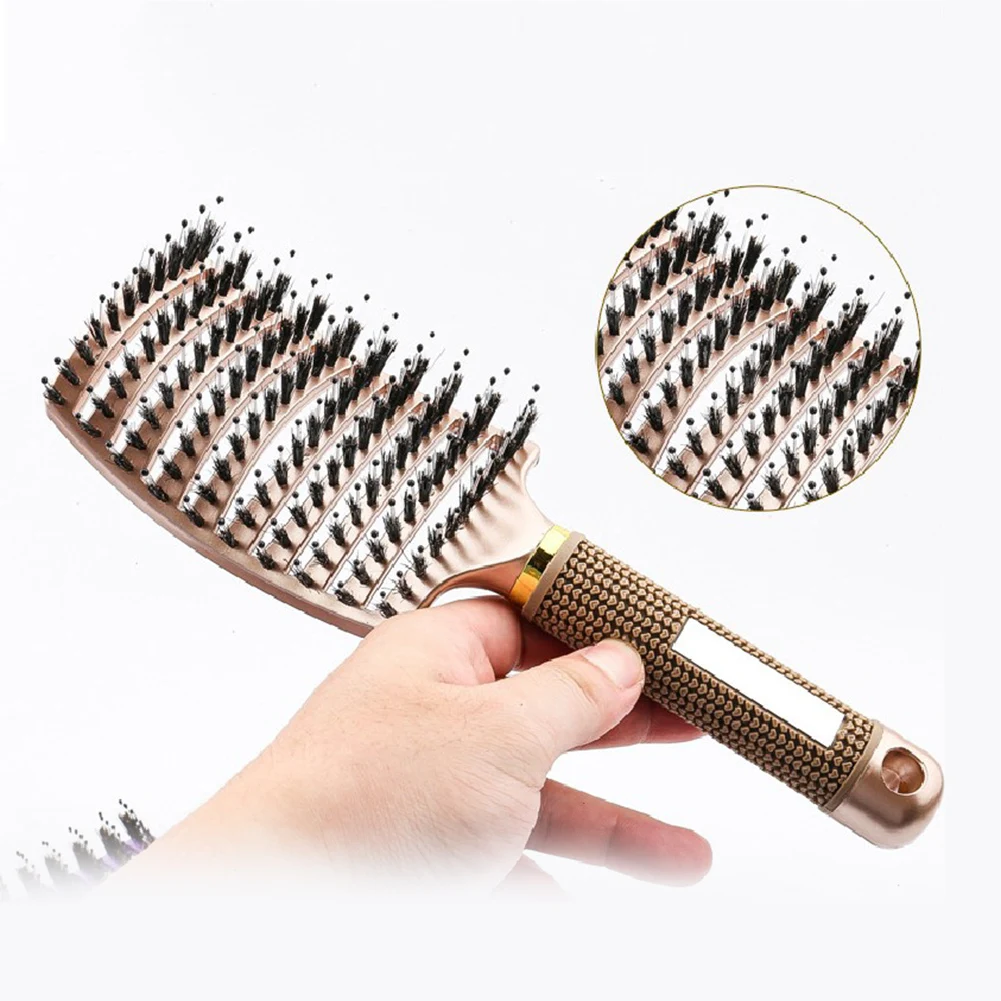 

New Hot For women Hair brush Styling Tools anti-static Hair Scalp Massage Comb Wet Curly Detangle Hair Brush Salon Hairdressing
