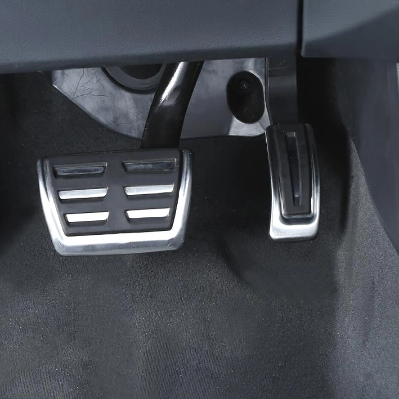 LHD No Drilling AT For Audi A6 C8 Type 4K 2019 2020 Car Accelerator Fuel Gas Brake Foot Footrest Dead Pedal Pad Kit Set | Автомобили и