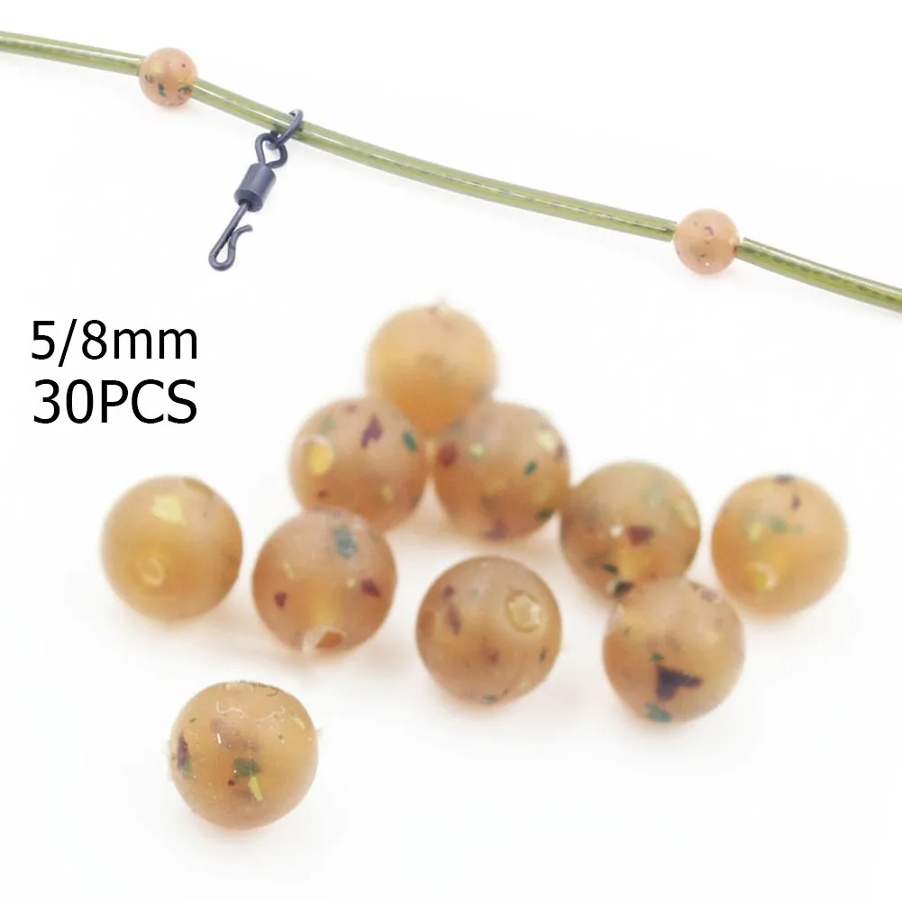 

5mm/8mm Fishing Floats Bobber Ball Beads Fluorescent Foam Strike Indicator Buoyancy Fishing Terminal Tackle Accessories