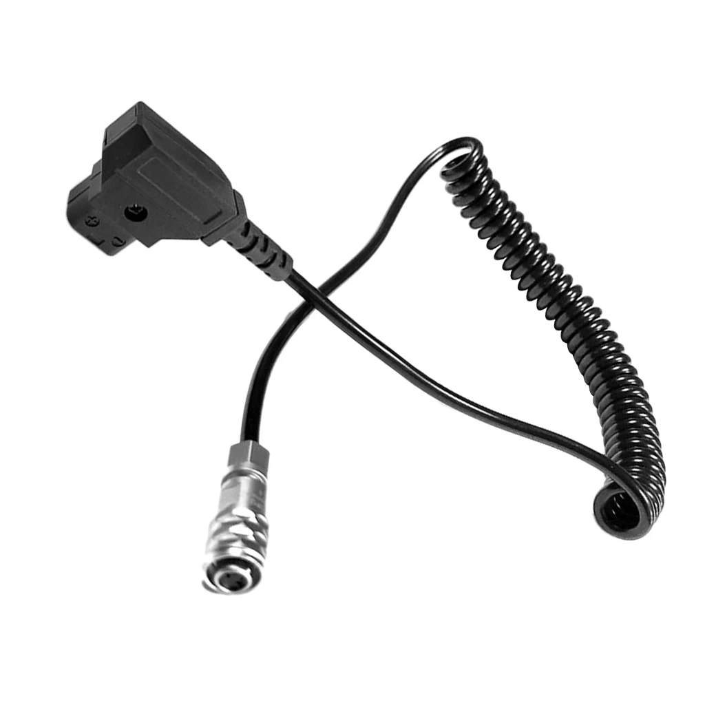 Кабель питания D-Tap для BMPCC 4K провод со спиральным шнуром карманной кинокамеры