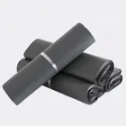 Новинка, пластиковая темно-серая Курьерская сумка, Полиэтиленовая Водонепроницаемая полиэтиленовая плотная сумка для доставки, самоклеящаяся почтовая сумка-конверт для одежды