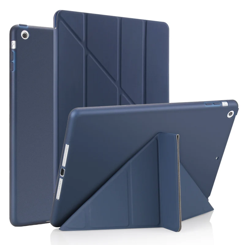 Умный чехол подставка для нового Ipad 9 7 2017/2018 5 Air ipad mini 1/2/3/мягкий из ТПУ кожаный