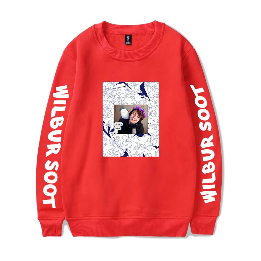 

WAMNI WilburSoot Round Neck Sweatshirt Unisex Fashion Sweatshirt Pullover Harajuku Breathable Loose Hip Hop O-neck New Tops