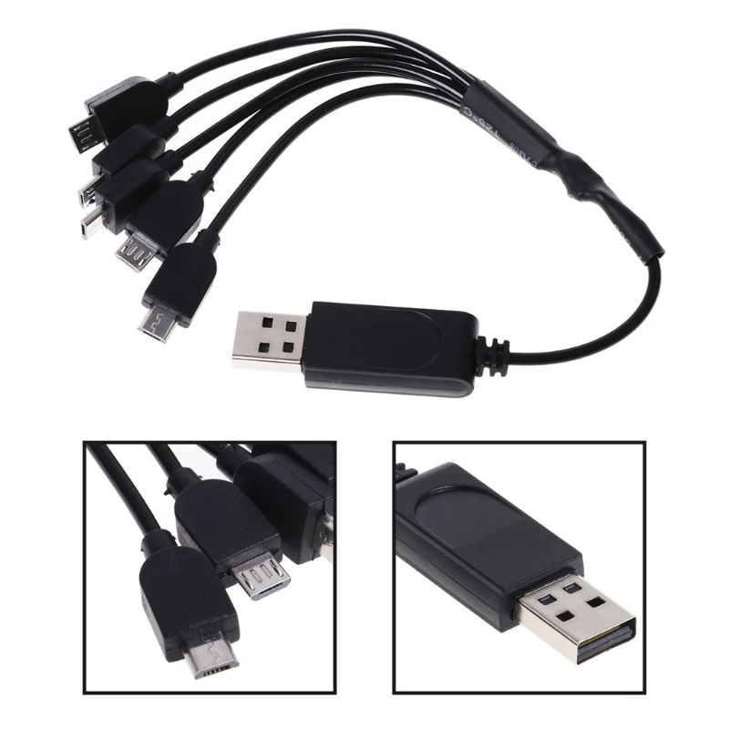 1 для 5 зарядное устройство мульти-зарядка Visuo Xs809 Xs809w Xs809hw кабель Rc Дрон части |