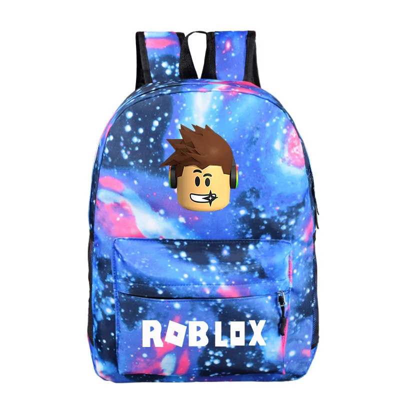 Blue Starry kids backpack school bags for boys with Anime Backpack For Teenager Kids school backpack mochila