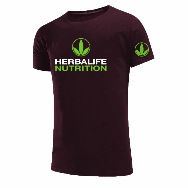 Футболка Herbalife Nutrition мужская с коротким рукавом Модная хлопковая рубашка