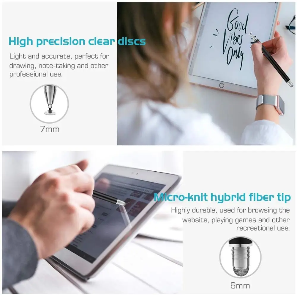 2 in 1 Stylus Drawing Tablet Pens Capacitive Screen Caneta Touch Pen for Mobile Android Phone Smart Pencil Accessories Newest | Компьютеры