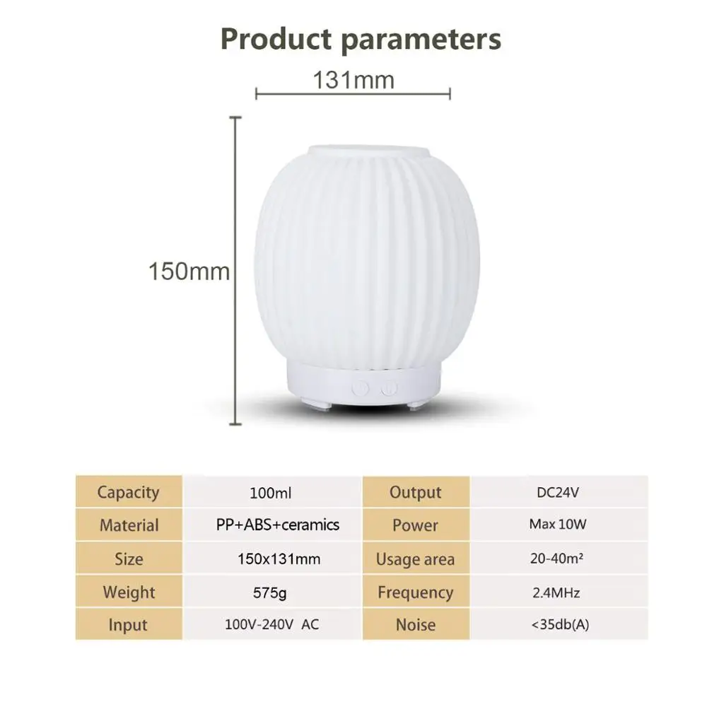 Керамический увлажнитель воздуха 100 мл с дистанционным управлением