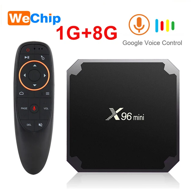 1G 8G add G10 Wechip X96 Мини Смарт Android 7,1 ТВ приставка 2G 16G телеприставка IP ТВ приставка 1G 8G X96mini поддержка 4K HD 2,4G беспроводной wifi медиаплеер - Цвет: 1G 8G add G10