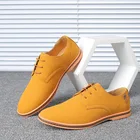 Классические деловые броги оксфорды обувь для мужчин кружевные Замшевые Кожаные Классические Бриджи повседневные офисные кроссовки большого размера 47 48