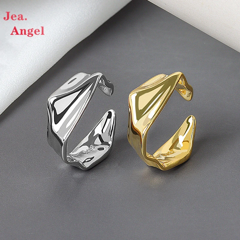 

Модное Открытое кольцо Jea.Angel из серебра 925 пробы, классическое кольцо неправильной формы для женщин, ювелирные изделия для свадьбы, помолвки...