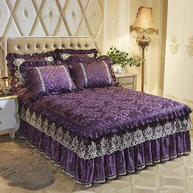 

Флисовое теплое постельное белье, комплект постельного покрывала для кровати twin full queen king size, фиолетовые, розовые, красные наволочки, покрыв...
