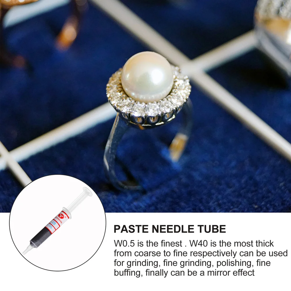 

5pcs Needle Tube Polishing Paste W40 320 Grit Diamond Lapping Abrasive Paste