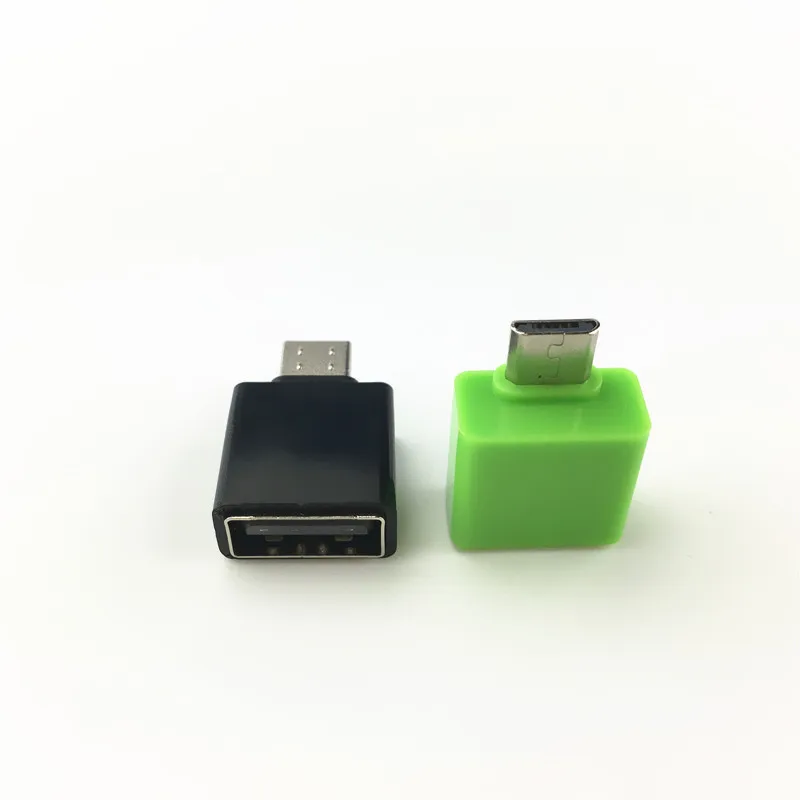 Квадратный Мини OTG USB кабель OTG адаптер Micro USB штекер USB 2,0 Женский конвертер для планшета Android samsung Xiaomi huawei Phone