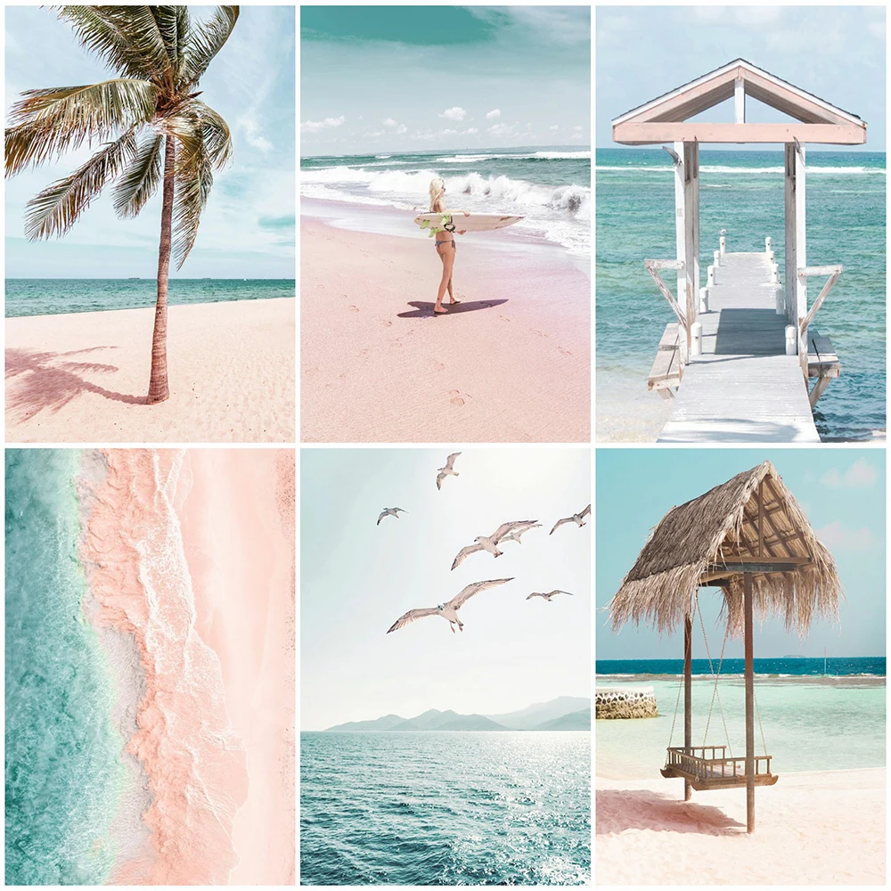 

Brand New 5D Seaside Landscape Picture Painting Art Cross Stitch Kit Full Brick Embroidery Living Room Decoration Gift