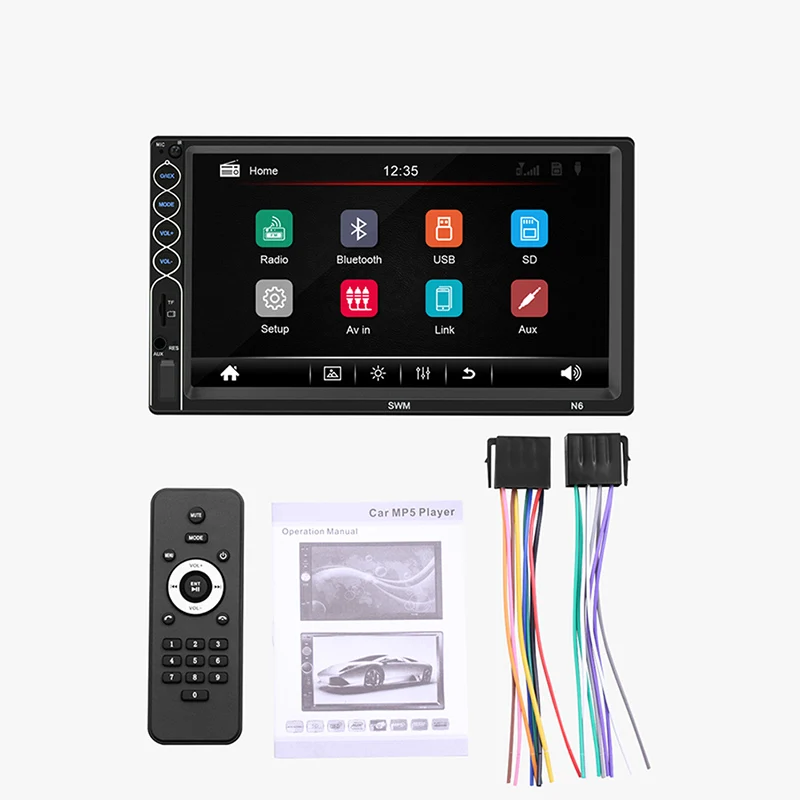 Мультимедийный проигрыватель MP5 с USB и Bluetooth автомобильный радиоприемник