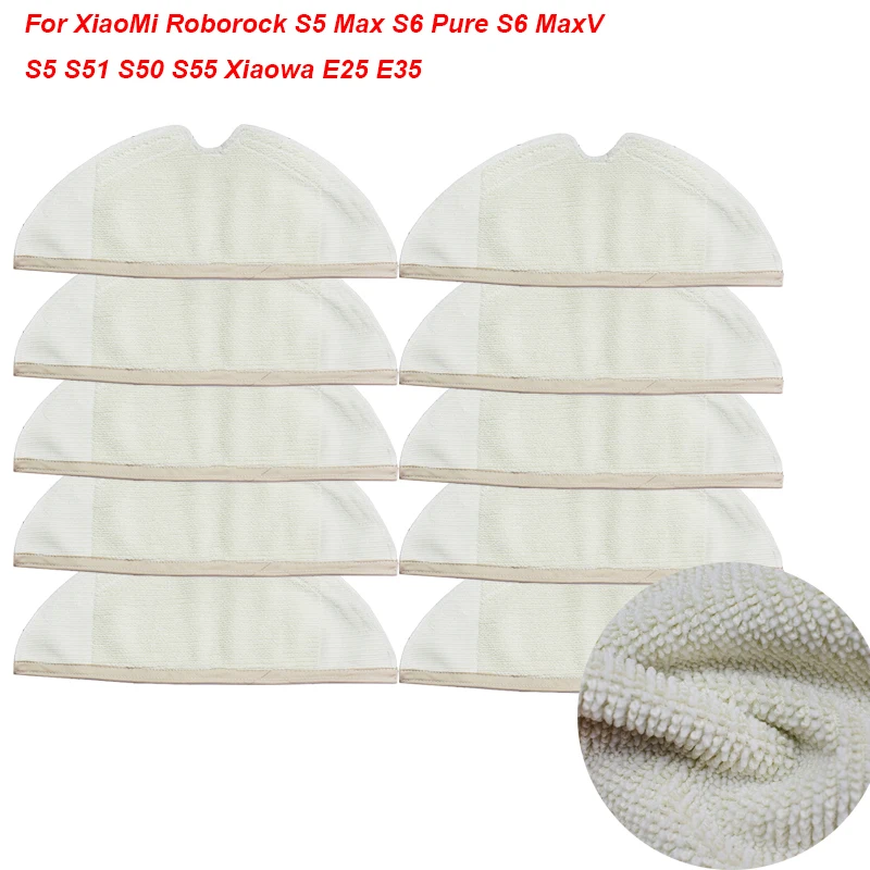 Улучшенные боковые щетки тряпки для уборки роботов XiaoMi Roborock S5 Max S6 Pure MaxV S51 S50 S55 Xiaowa